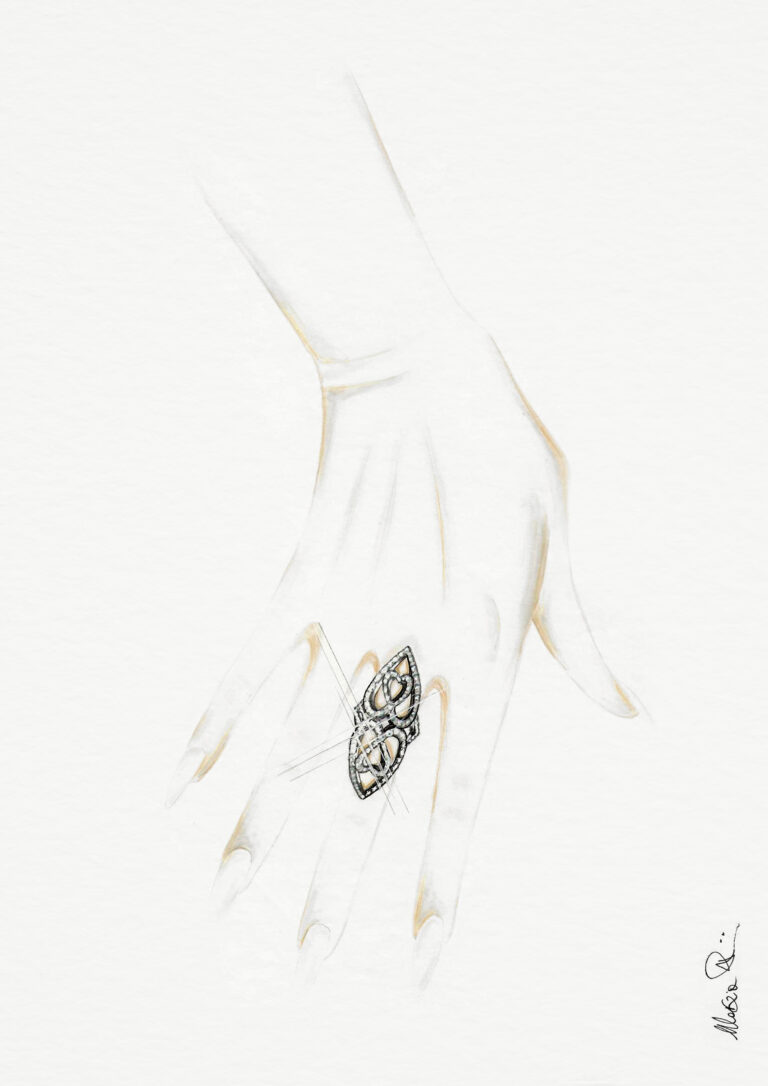 DISEGNO ANELLO TAJ MAHAL-1